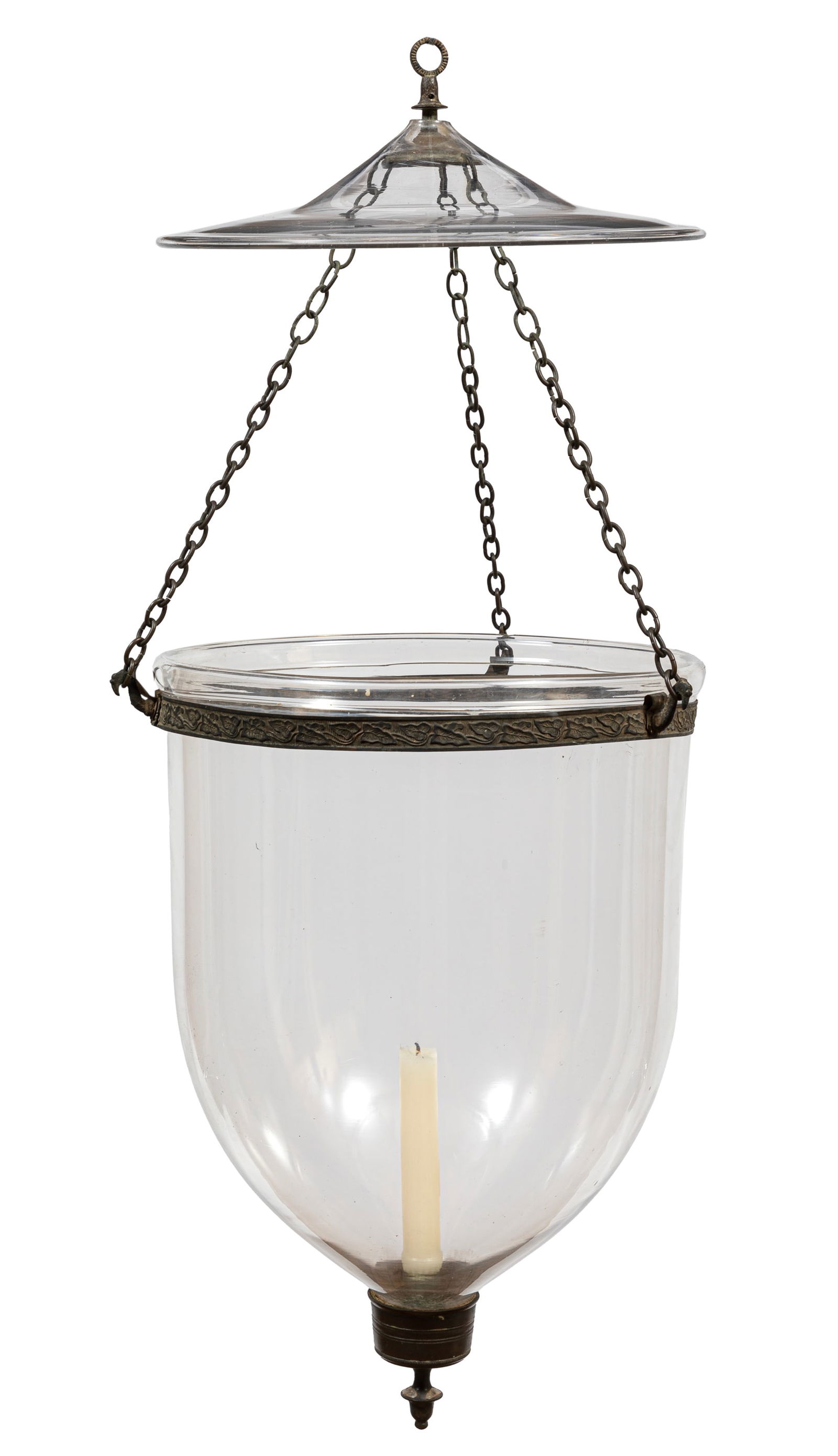 Regency-Style Hall Lantern: Regency-Style Hall Lanternc. 1900, h. 25 in., dia. 12 in.