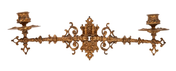 American Aesthetic Bronze Two-Light Sconce