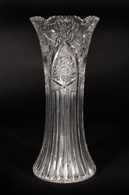 Six American Brilliant Cut-Glass Items