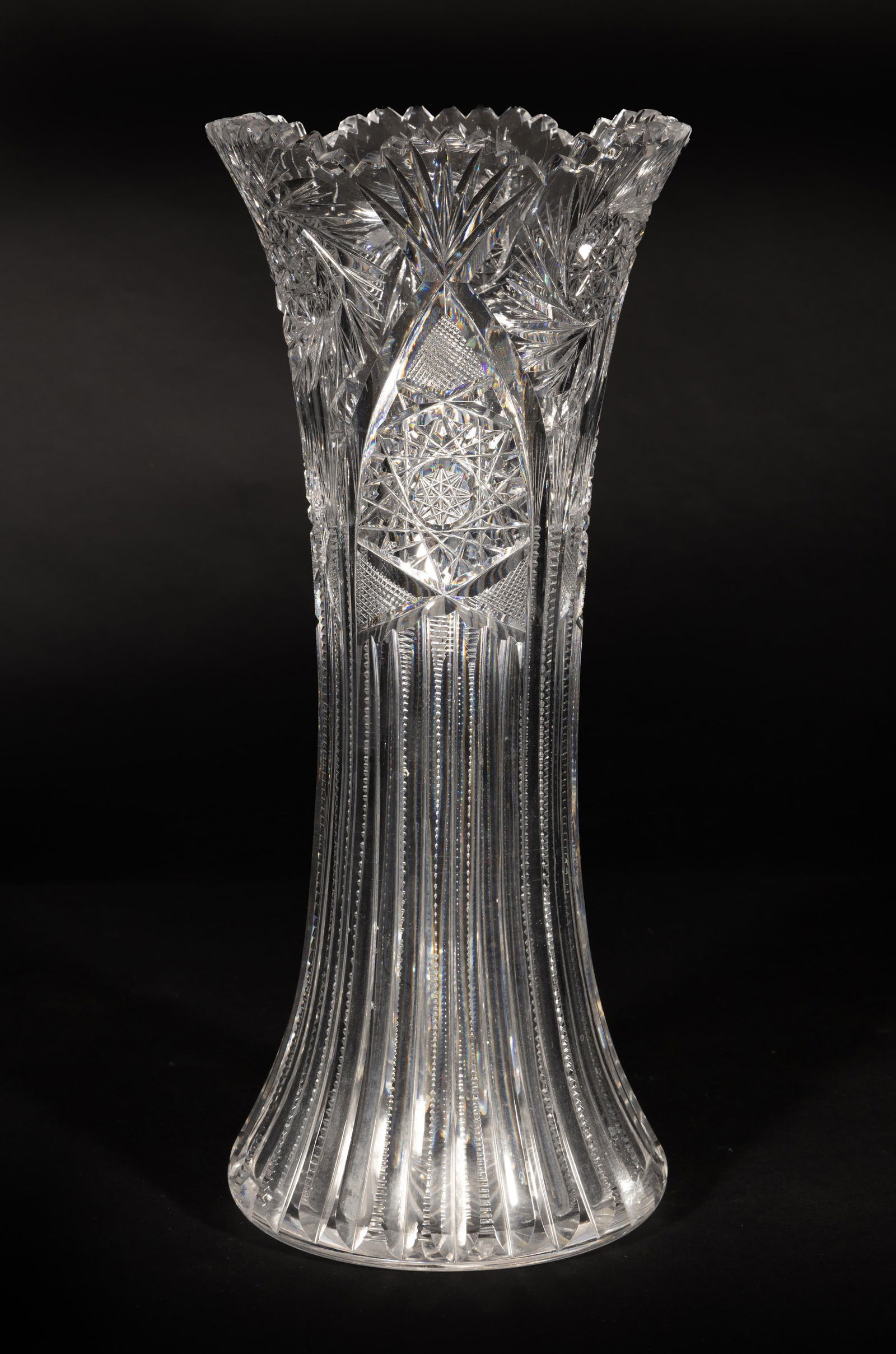 Six American Brilliant Cut-Glass Items (1 of 10)