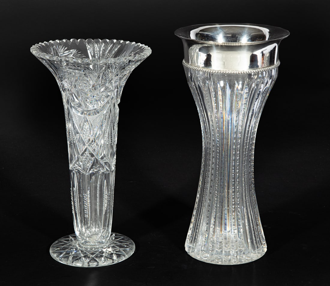 Six American Brilliant Cut-Glass Items (1 of 19)