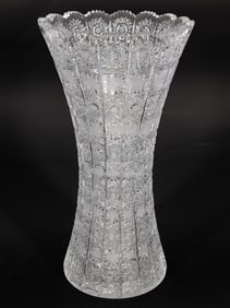 Twelve American Brilliant Cut-Glass Items