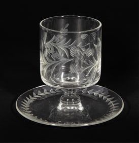 Eighteen Art and Cut-Glass Items