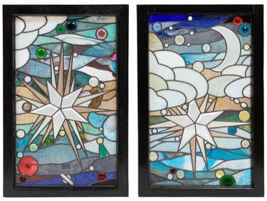 Two American Stained-Glass Windows