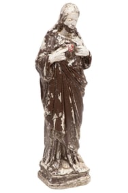 Cast-Stone Garden Figure of Jesus