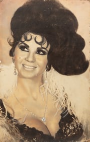 Louisiana School 20th c., "Chris Owens Club Poster", poster laid on board