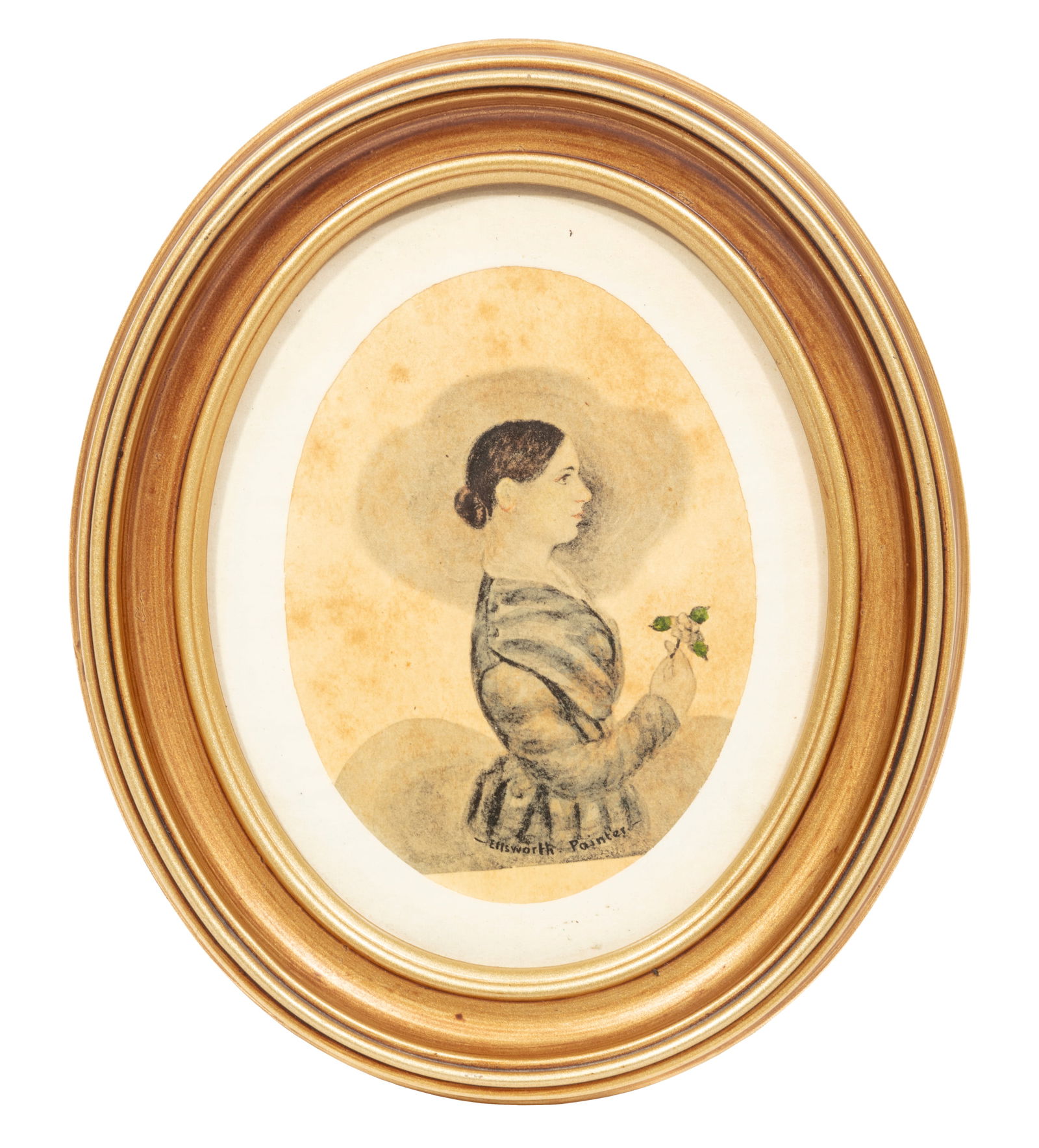 James Sandford Ellsworth, American/Connecticut 1802-1874, ?Portrait Miniatures of a Husband and (1 of 6)