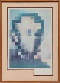 After Salvador Dali, Spanish 1904-1989, ?Lincoln in Dalivision?, photolithograph