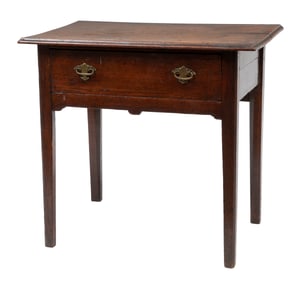 Georgian Carved Walnut Dressing Table
