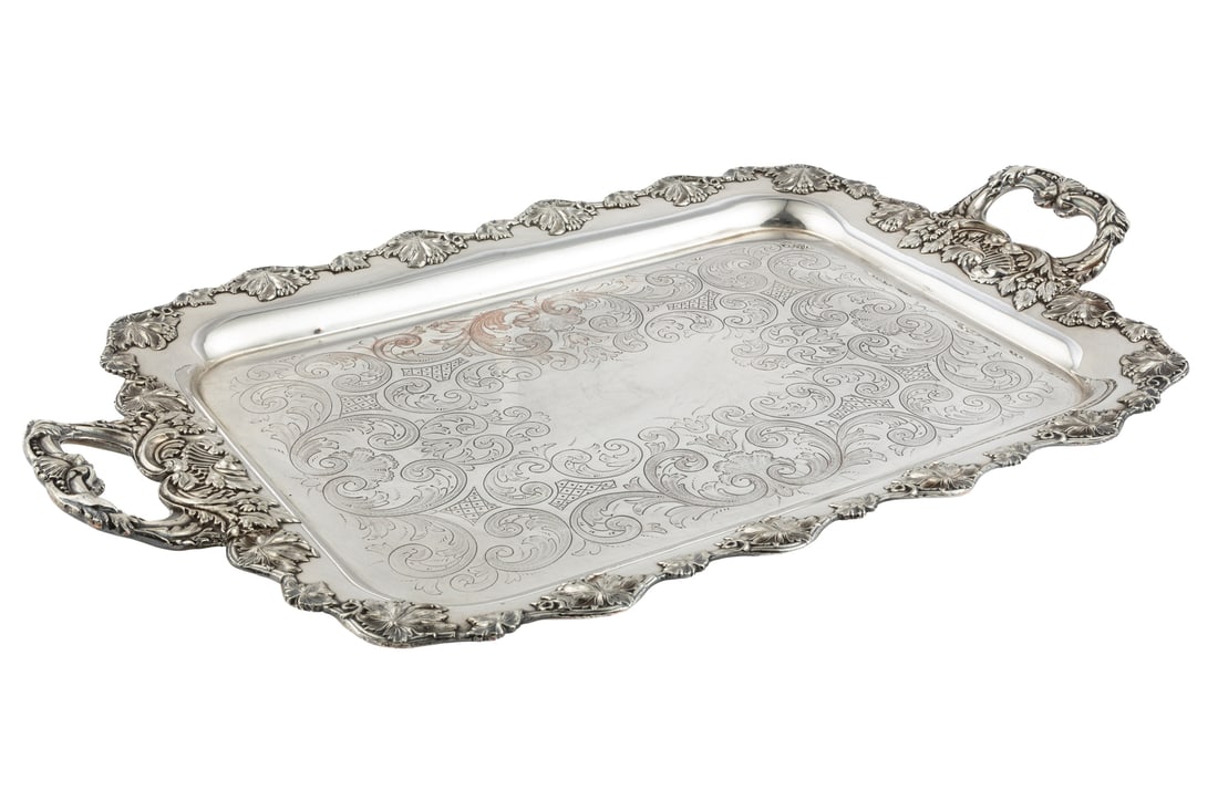 Ellis-Barker Silverplate Tea Tray (1 of 6)