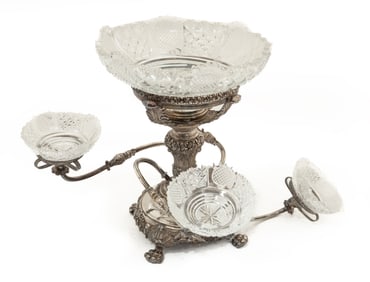Antique Sheffield Epergne