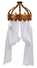 Continental Carved Giltwood Baldachin