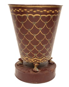 French Tole Peinte Jardiniere