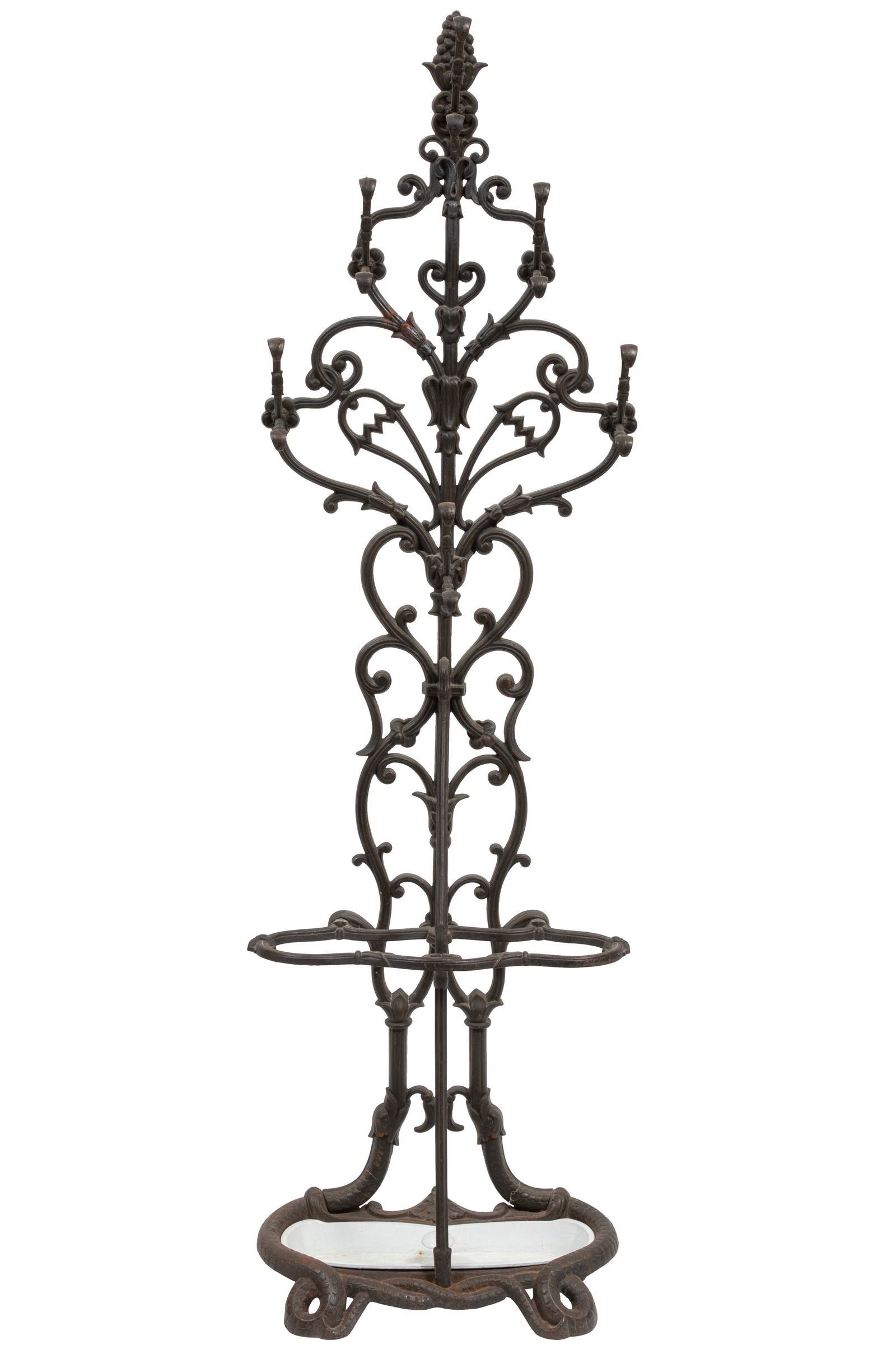 Antique English Cast-Iron Hall Tree (1 of 3)