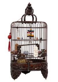 Chinese Wooden Birdcage