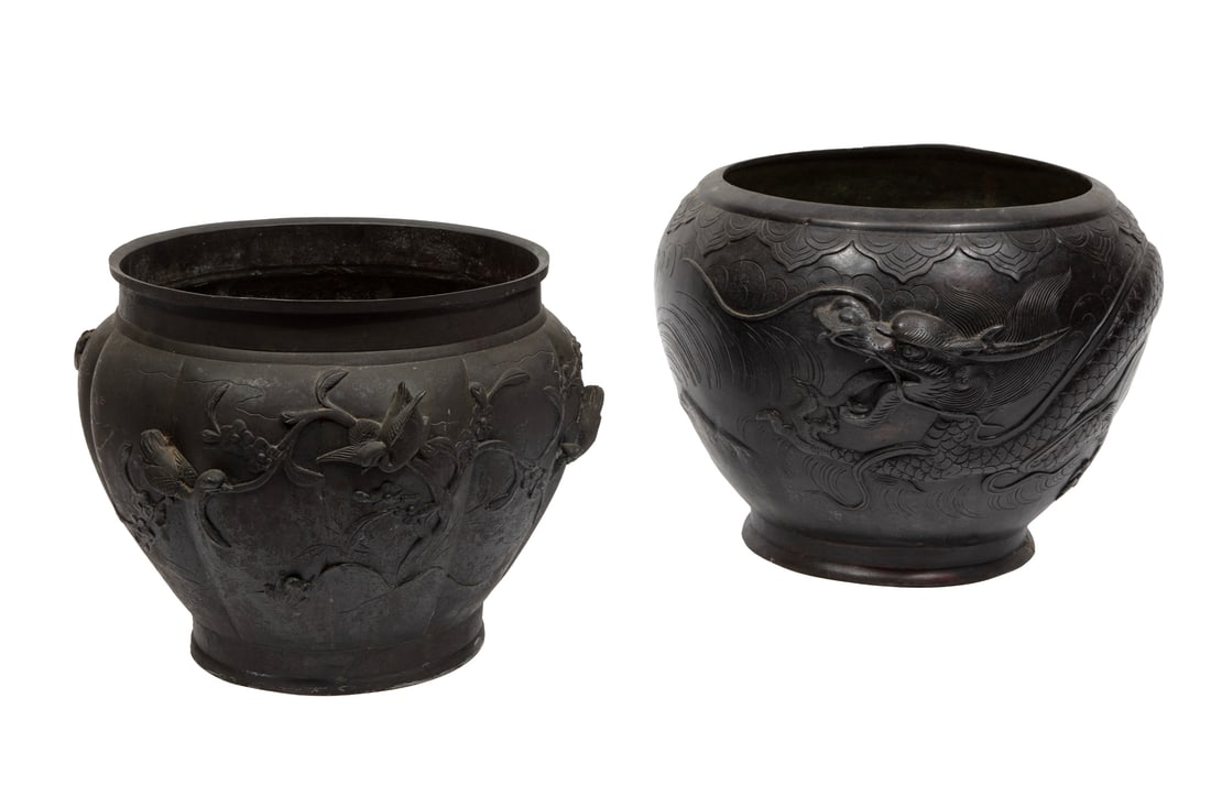 Two Asian Bronze Jardinieres (1 of 7)