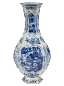 Blue and White Porcelain Vase