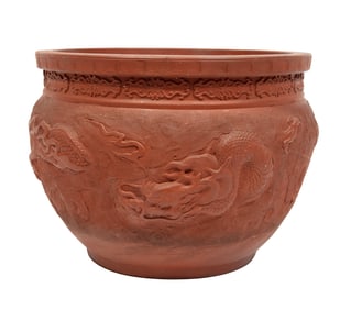 Japanese Tokoname Pottery Jardiniere