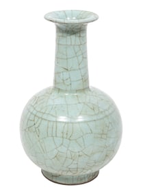 Chinese Ge-Style Stoneware Bottle Vase