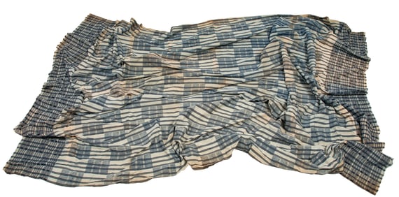 Homespun Indigo Coverlet