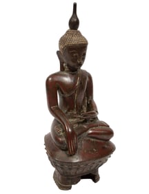 Antique Thai Bronze Figure of a Buddha
