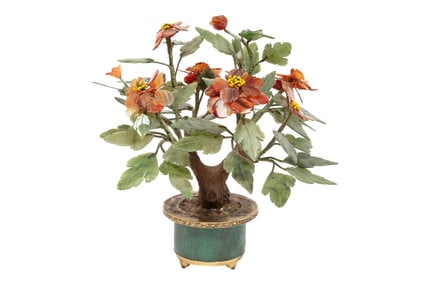 Small Chinese Hardstone Tree