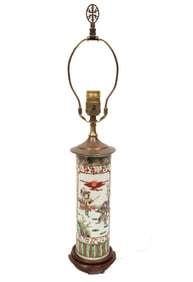 Chinese Famille Verte Porcelain Sleeve Vase