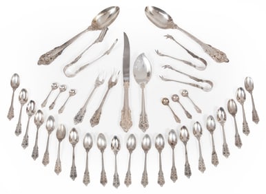 Group of Wallace "Grande Baroque" Sterling Silver Flatware