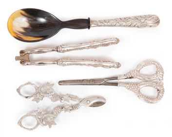 Interesting Group of Silver Tablewares