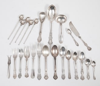Mixed Group of Antique and Vintage American Sterling Silver Flatware