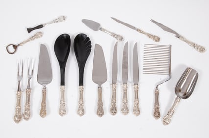 Group of Reed & Barton "Francis I" Sterling Silver Hollow-Handle Serving Pieces