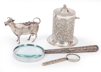 Interesting Group of Vintage Silverplate Objects