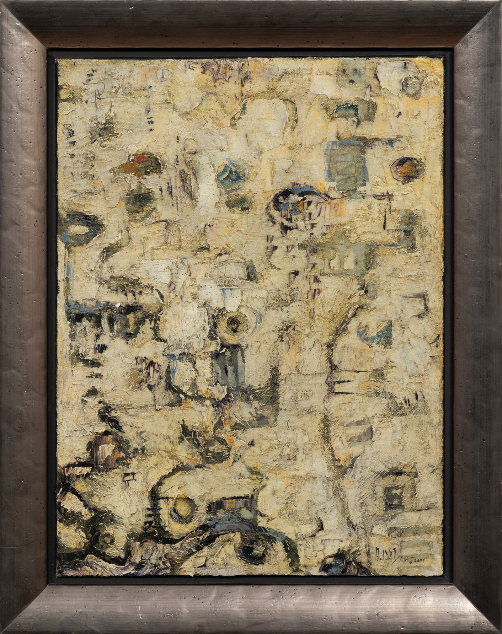 American School 2001, "Abstract Composition", oil on canvas (1 of 3)