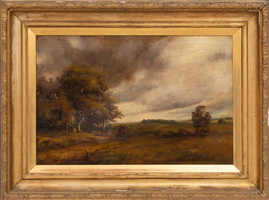 Franklin DeHaven, American/New York 1856-1934, "Incoming Storm", oil on canvas