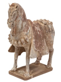 Chinese Tang Style Pottery Horse