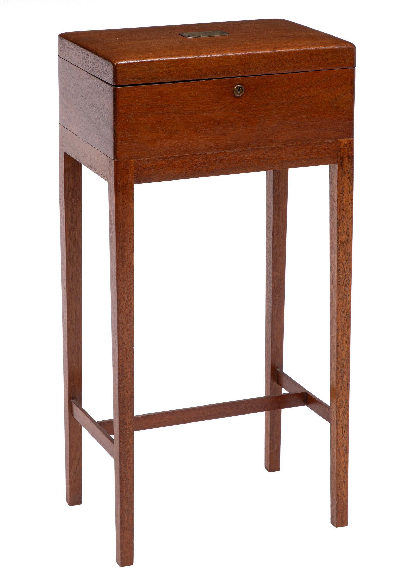 American Federal-Style Mahogany Humidor on Stand (1 of 3)