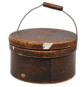 American Painted Pantry Box with Bale Handle