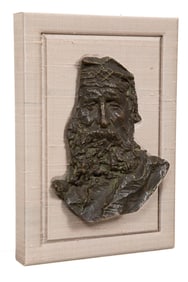 Italian School 19th/20th c., "Garibaldi", bronze bas-relief