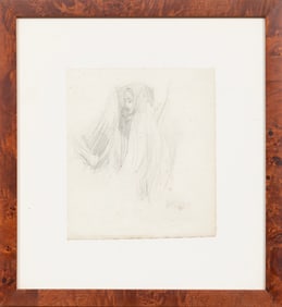 Attributed to Giacomo Balla, Italian 1871-1958, ?Study for ?Luce di Marzo??, graphite on Fabriano
