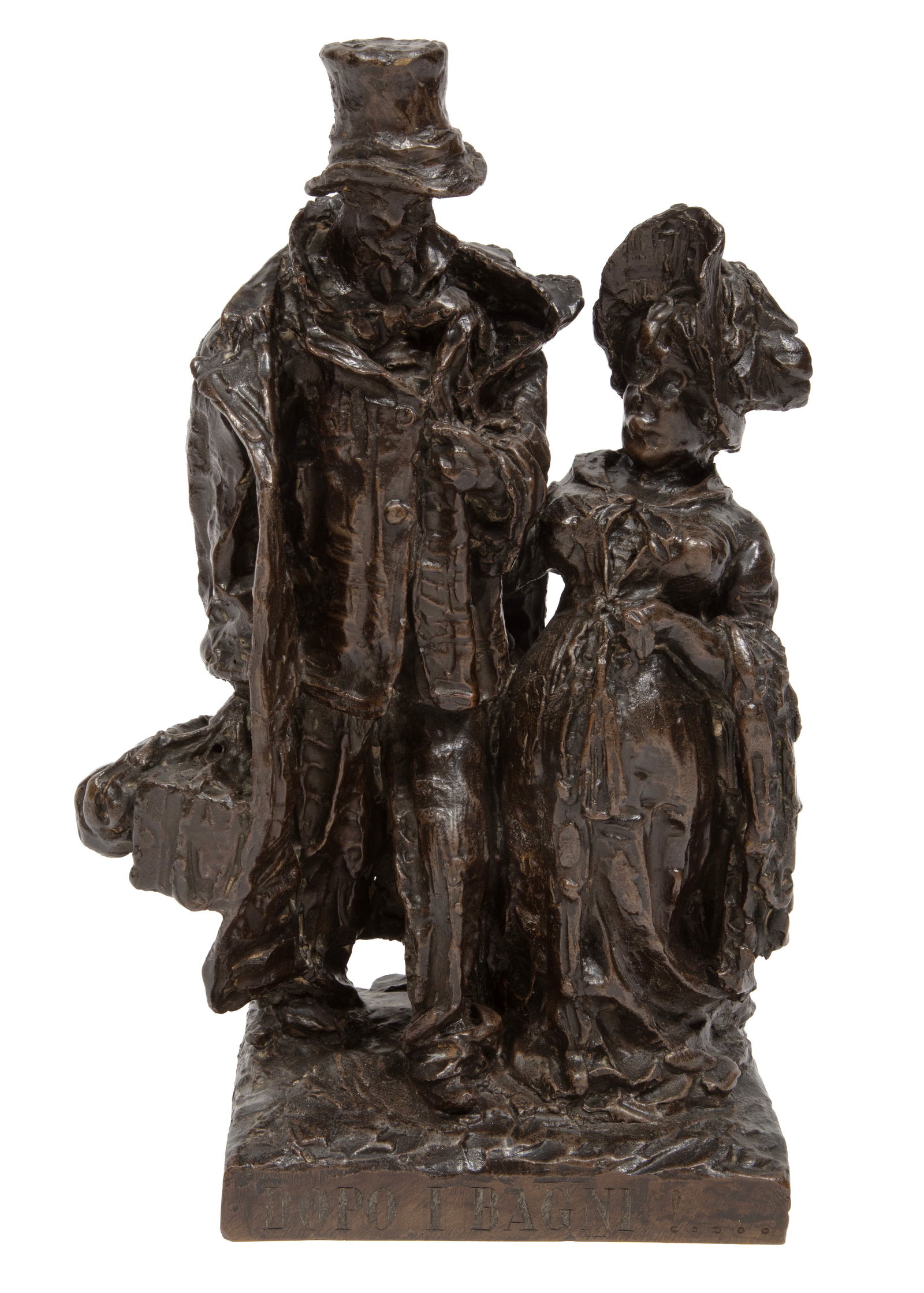 Ferruccio Crespi, Italian 1861-1891, "Dopo I Bagni", bronze (1 of 6)