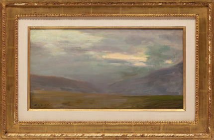 Giuseppe (Beppi) Ciardi, Italian 1875-1932, "Canove", oil on panel