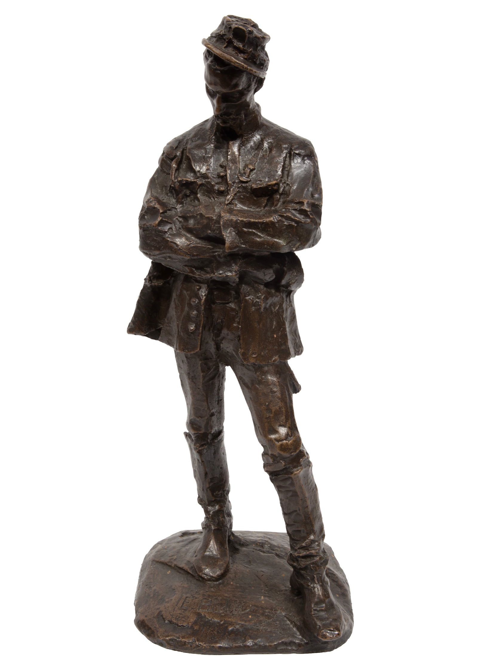 Enrico Butti, Italian 1847-1932, "General Sartori", bronze (1 of 4)