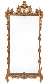 Louis XV-Style Giltwood Mirror