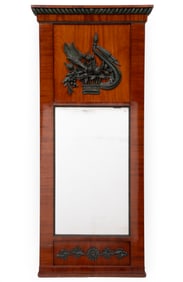 Empire-Style Mahogany Mirror