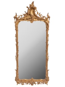 Louis XV Giltwood Mirror