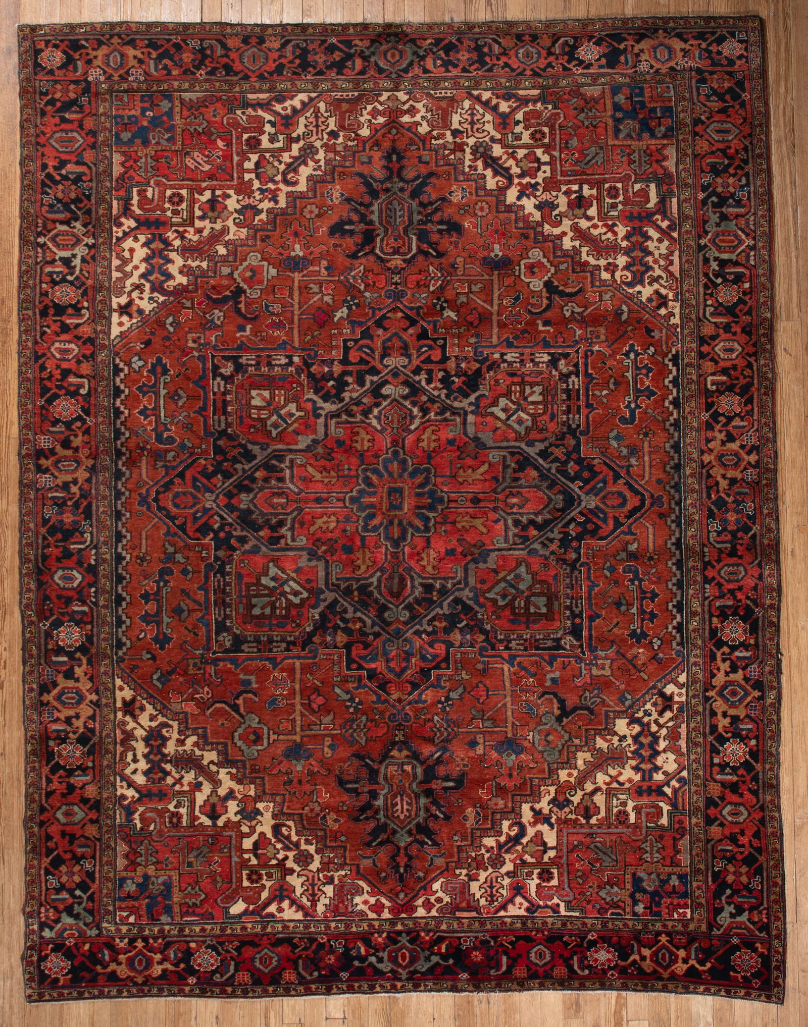 Heriz Carpet: Heriz Carpet 9 ft. 11 in. x 13 ft. 1 in.
