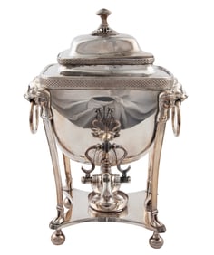 Regency Old Sheffield Plate Hot Water Urn