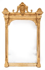 American Neo-Grec Giltwood Overmantel Mirror