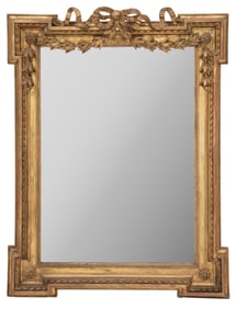 Neoclassical-Style Giltwood Mirror