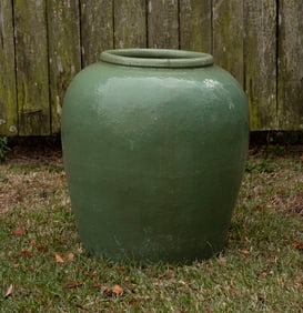 Chinese Celadon Glazed Storage Jar